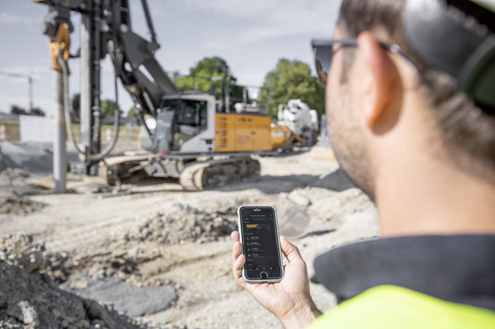 MyJobsite - the digital solution from Liebherr for the deep foundation sector