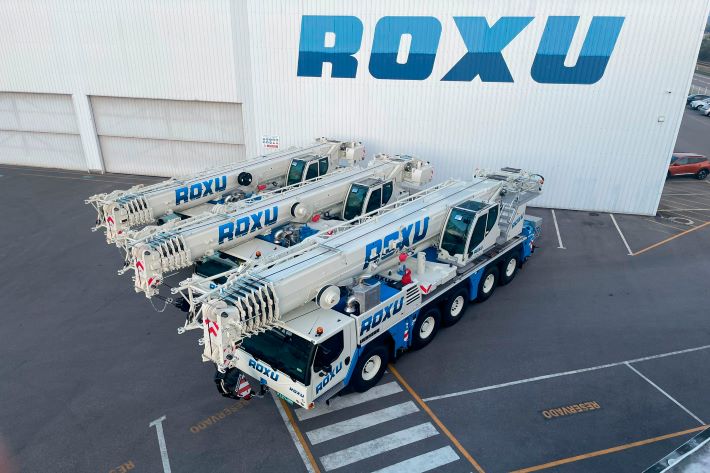 Fleet modernization: Grúas Roxu procures ten Liebherr mobile cranes