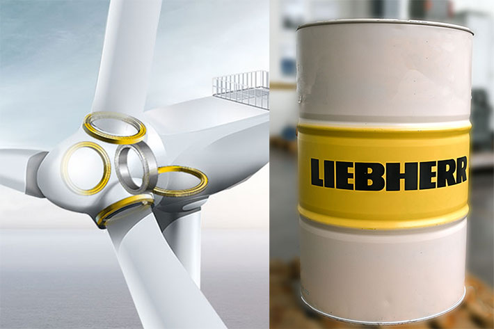 Liebherr-made grease for pitch and azimuth bearings