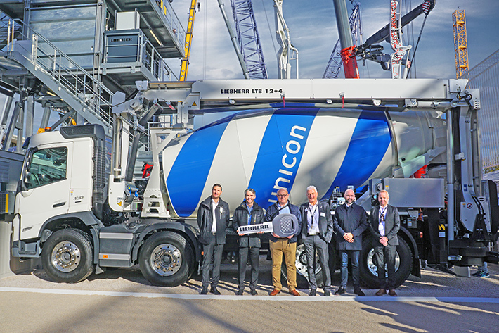 At Bauma: Liebherr HTM truck mixer goes to Unicon