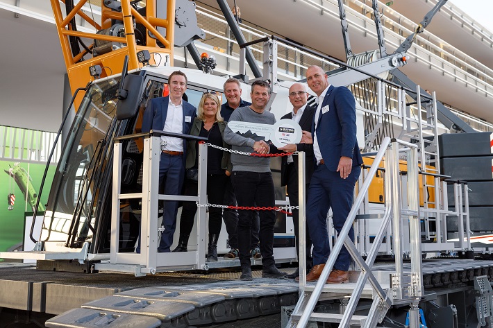 From Bauma to the Netherlands: Battery-powered crawler crane for Bultena Verhuur