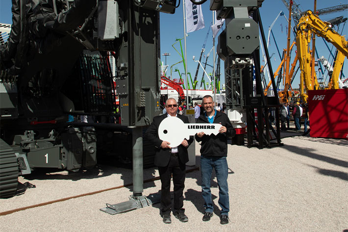 Farrell Design-Build, Inc. acquires the LRB 23 piling and drilling rig at Conexpo 2023