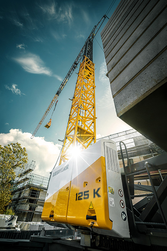 Liebherr's 125 K: The largest fast-erecting crane in a successful