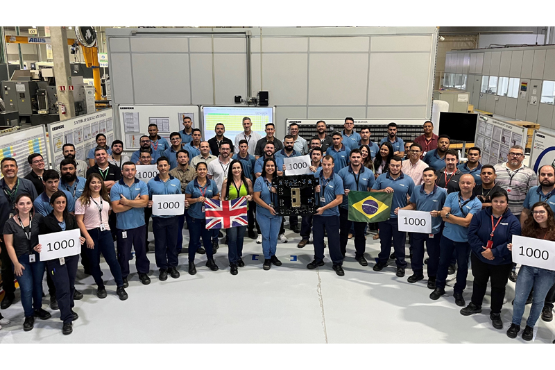 Liebherr Aerospace Brasil manufactures 1,000th chassis for Rolls-Royce
