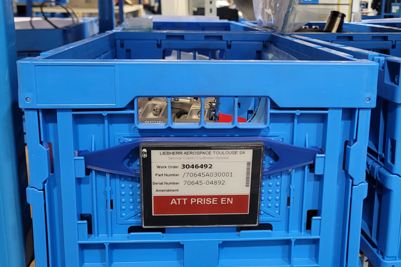 Smart MRO: Liebherr-Aerospace elevates efficiency with electronic shelf labels