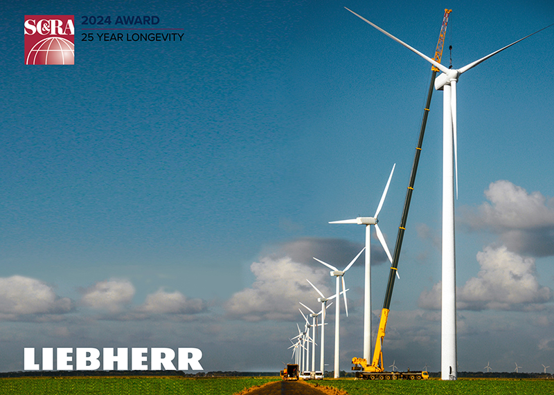 Liebherr recognized with longevity award from SC&RA