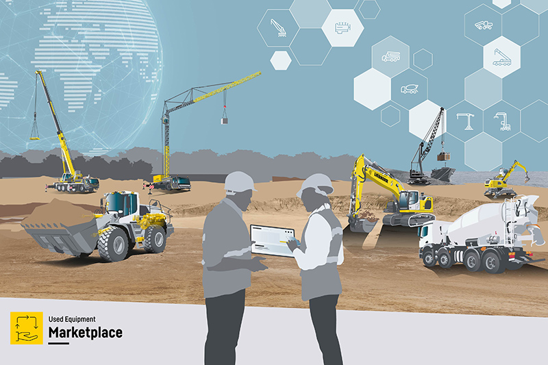 Used Equipment Marketplace: New portal for Liebherr used machines