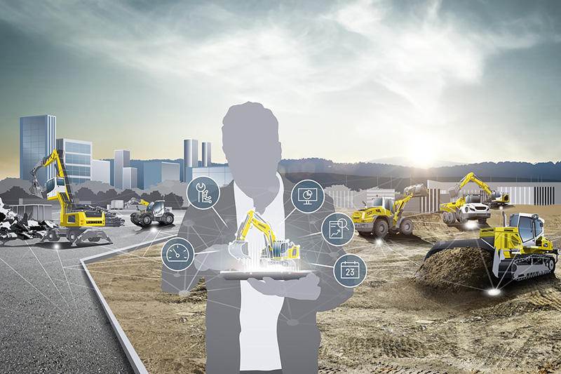 Maschinen mit MyLiebherr Maintenance und Performance digital verwalten