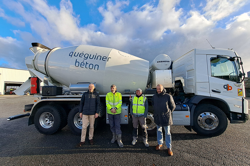 Deux nouvelles bétonnières électriques Liebherr livrées dans l’Ouest de la France