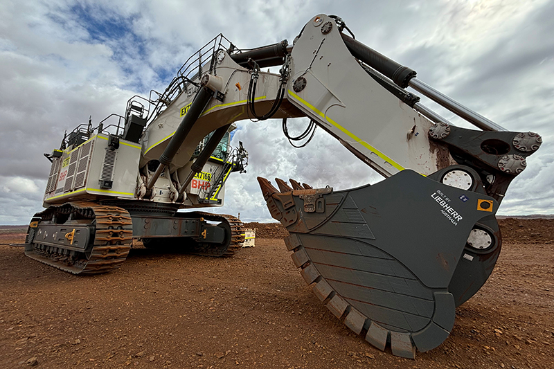 Liebherr delivers BHP’s first electric excavator