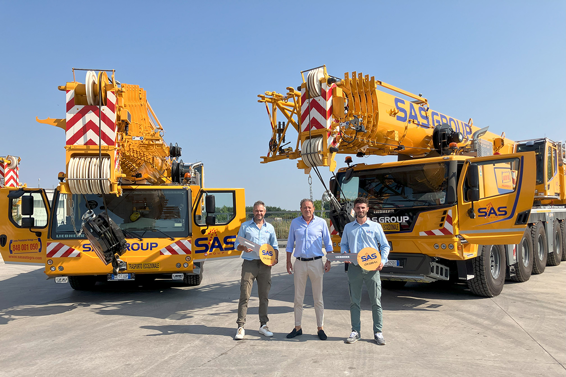 S.A.S Group expands Liebherr crane fleet with LTM 1300-6.3 and LTM 1100-5.3