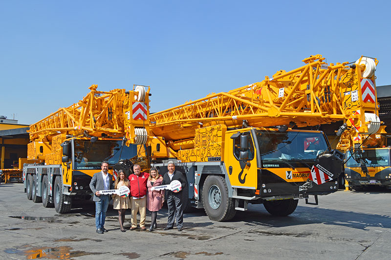 Modern cranes for Mexico: Magruber counts on Liebherr