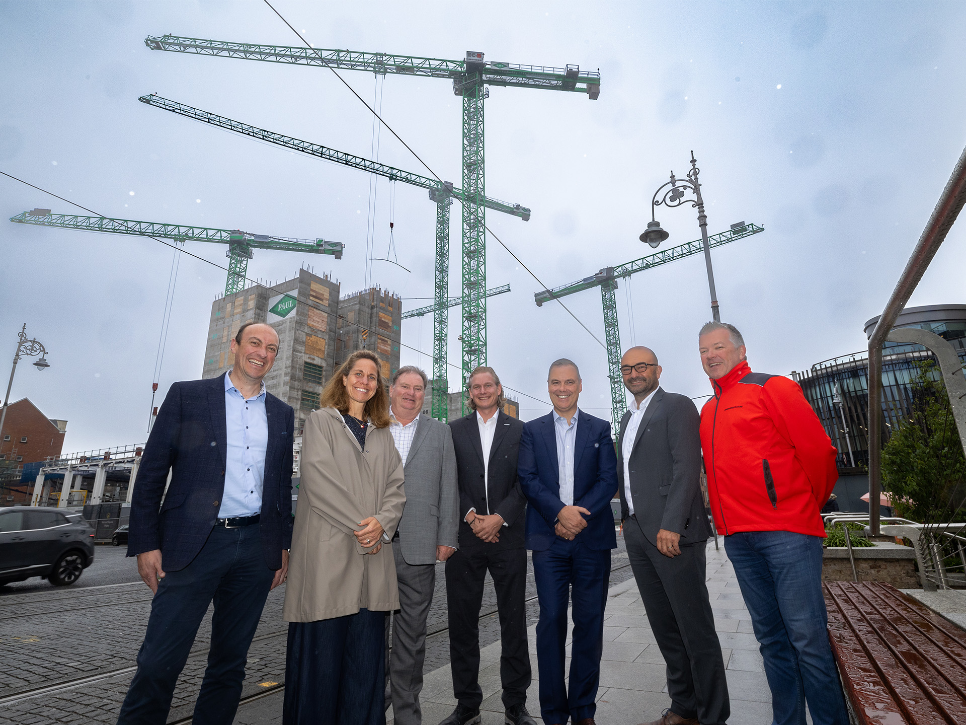 Liebherr Tower Cranes and John Paul Construction celebrate 50 years of partnership