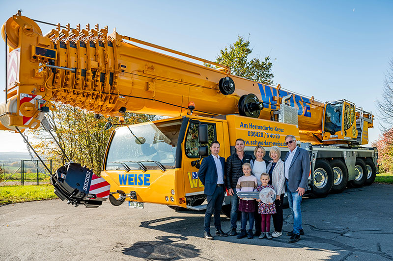 90 metre telescopic boom: Weise strengthens its crane fleet with LTM 1300-6.3 