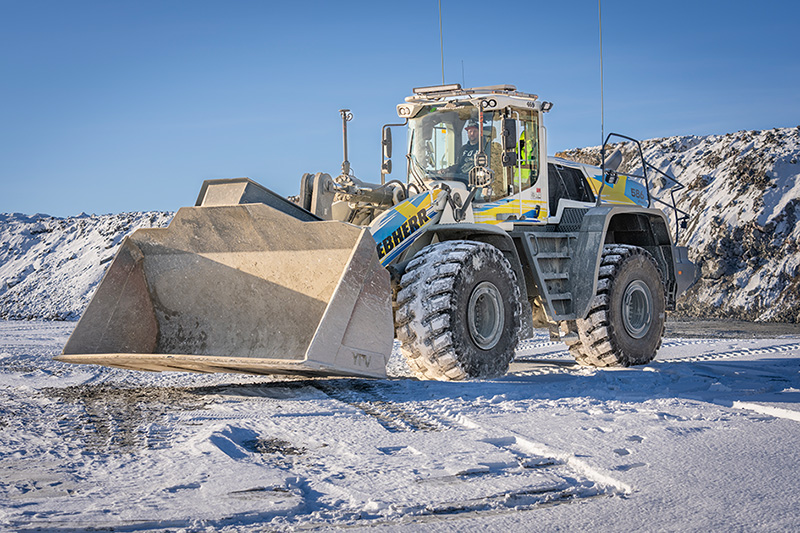 Efficient machines for harsh conditions: XPower wheel loaders in the far north