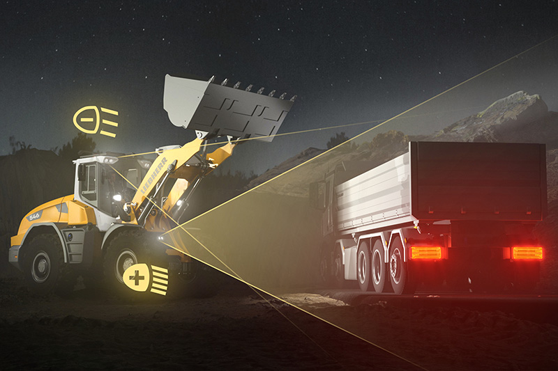 Focus on assistance systems: 5 intelligent solutions which make everyday work with a wheel loader much easier