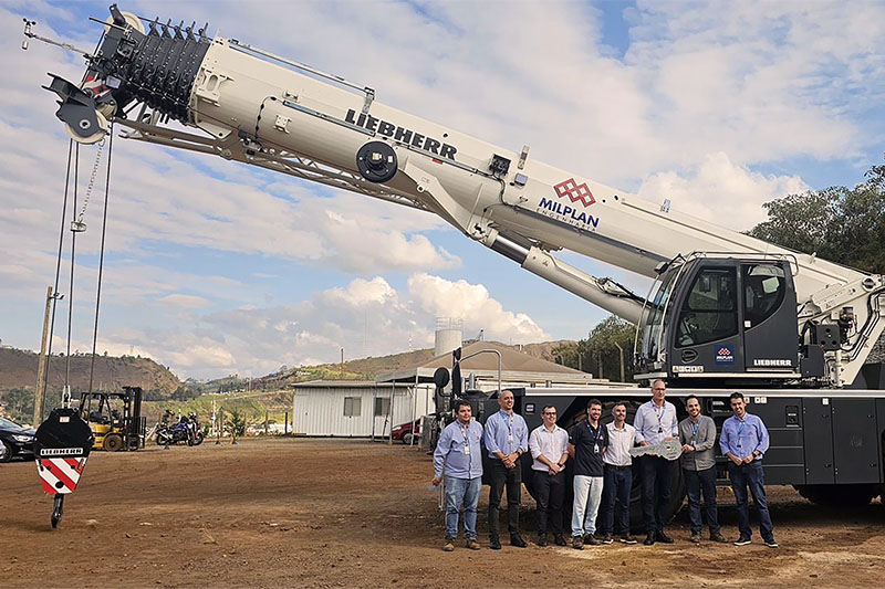 Power house on two axles: Milplan invests in an LRT 1130-2.1 from Liebherr