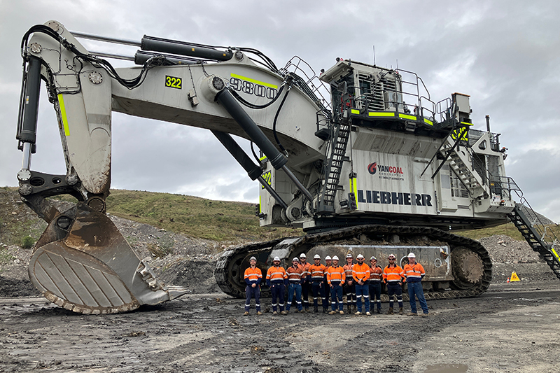 Liebherr-Australia completes first repower of R 9800 excavators for Yancoal