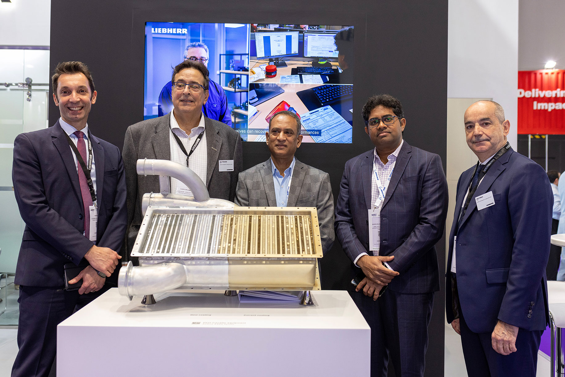 Liebherr and GMR Aero Technic ink strategic agreement on heat transfer equipment repairs