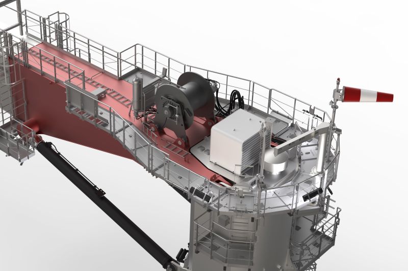 FPSO new build with dual Liebherr offshore cranes for Central Africa