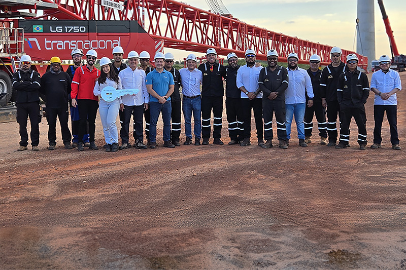 A flagship for the crane fleet: Transnacional invests in Liebherr LG 1750