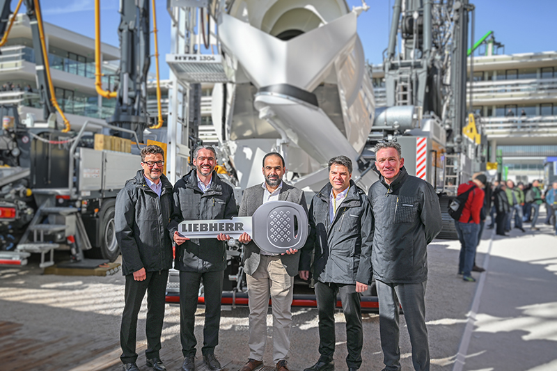 At Bauma: Liebherr-Mischtechnik GmbH celebrates  partnership with EMC
