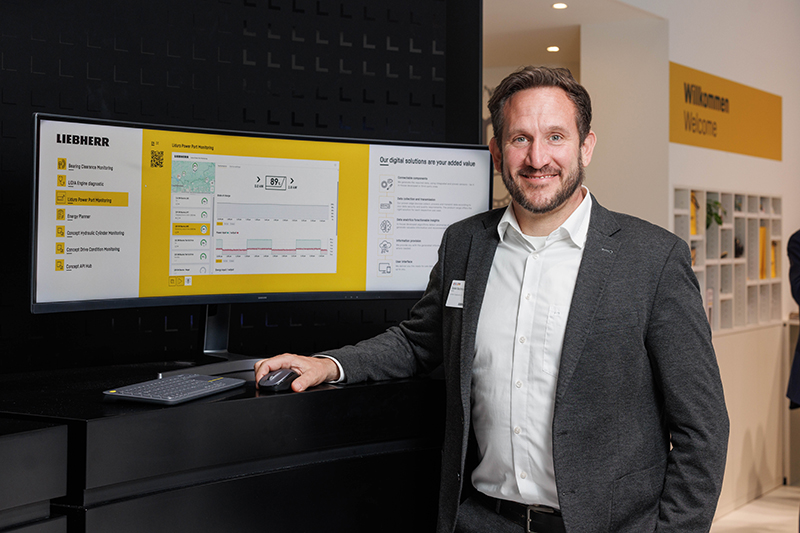 Daniel Bachmann answers three questions about the digital portfolio of the components product segment at Bauma