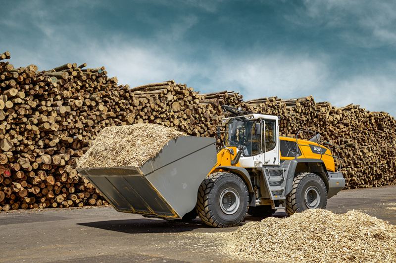 Liebherr presents L 580 XPower wheel loader at Ligna 2025