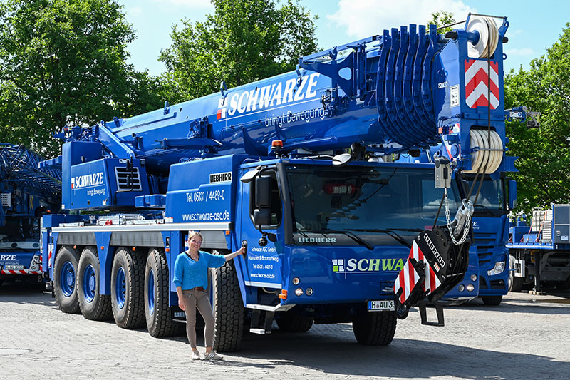 Schwarze goes green: new LTM 1150-5.3 from Liebherr runs on HVO