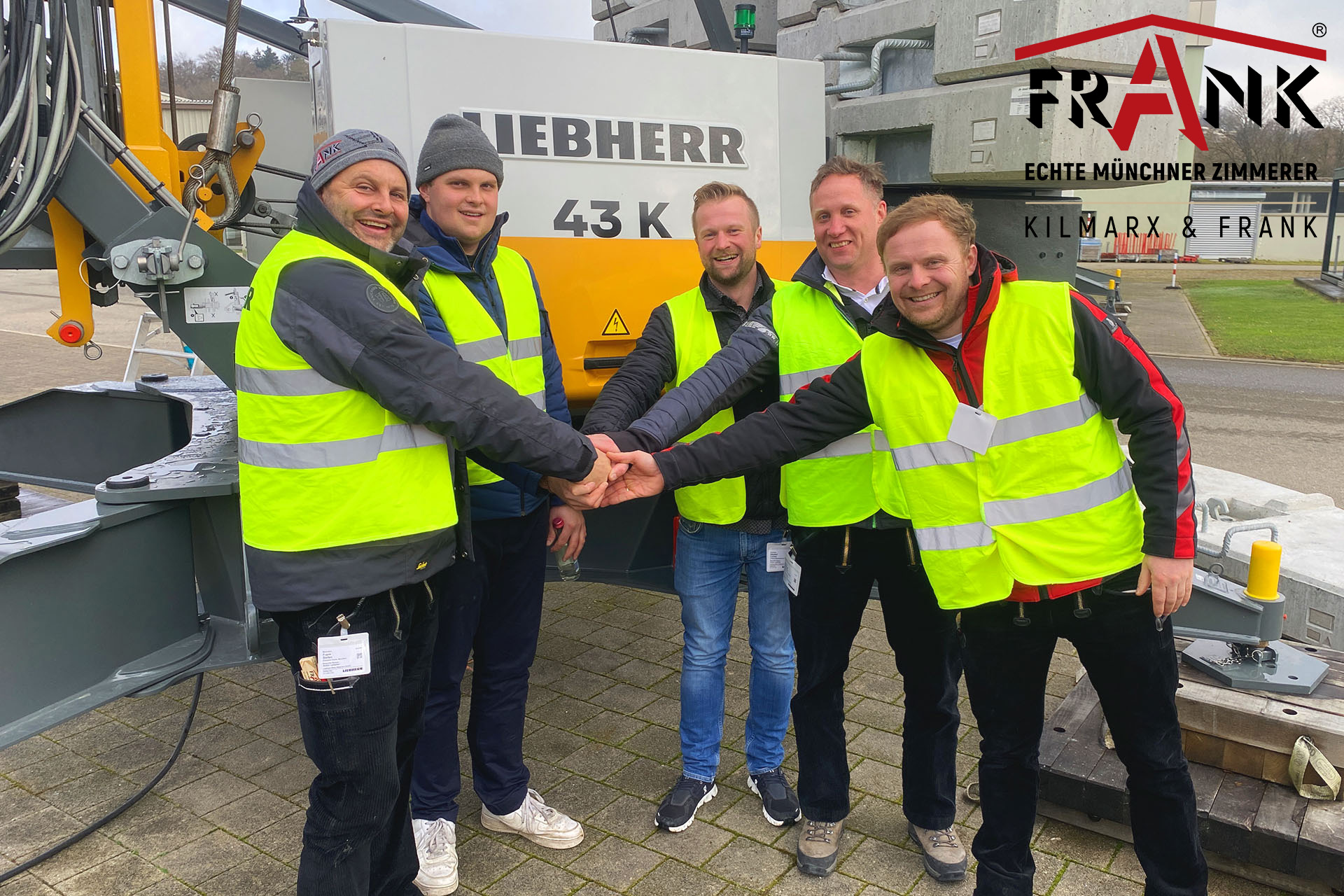 First new Liebherr 43 K fast-erecting crane goes to Zimmerei Frank in Munich
