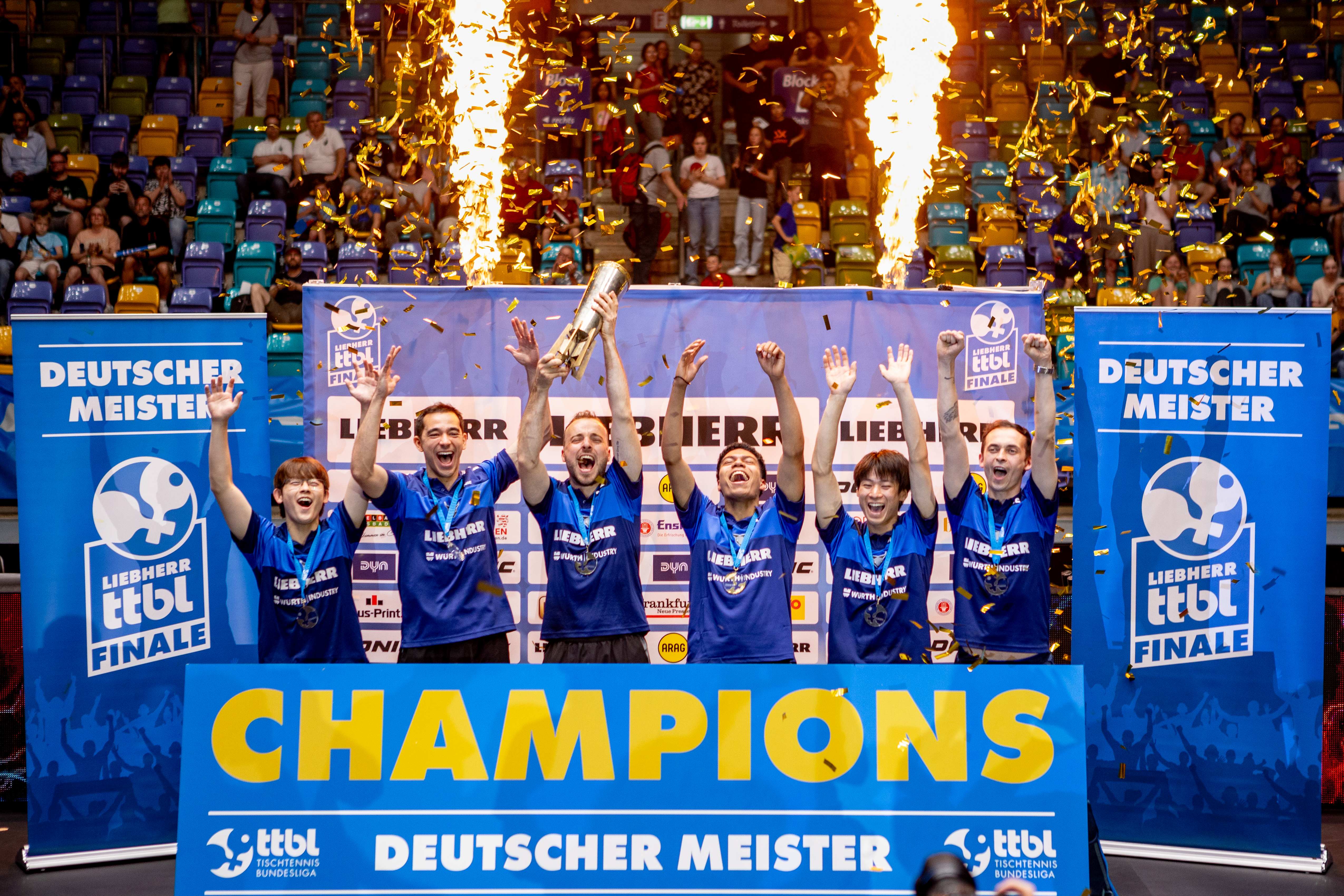 Liebherr TTBL-Finale: Ochsenhausen feiert den Sieg und Timo Boll seinen Abschied