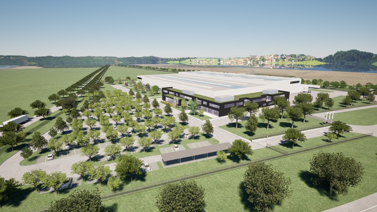 Application for a construction permit for the future Liebherr-EMtec Nambsheim production site in Alsace