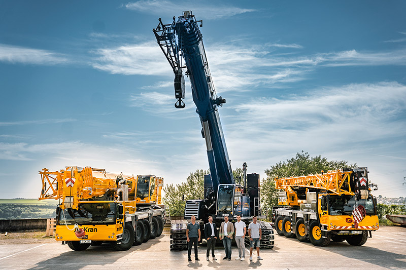 Liebherr crane trio for business network