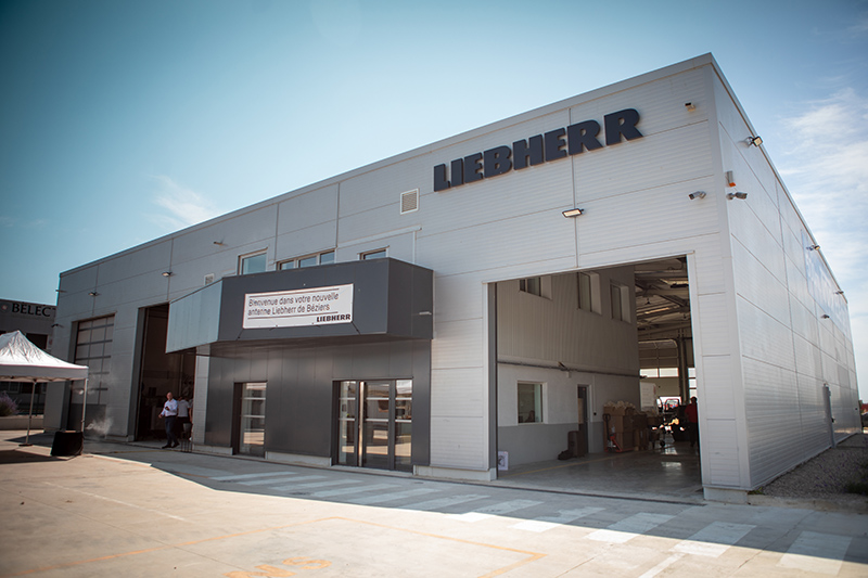 Inauguration du nouveau site de l’agence Sud : l’antenne Liebherr de Béziers