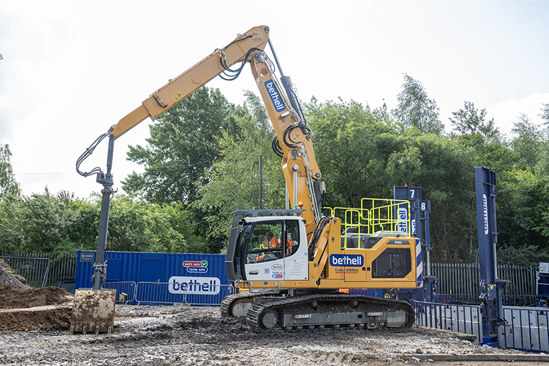 Two new Liebherr special excavators optimise Bethell's civil engineering performance