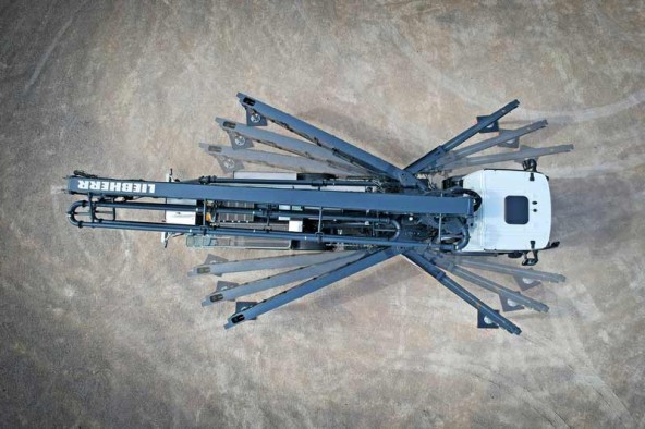 liebherr usa 36 xxt aerial view