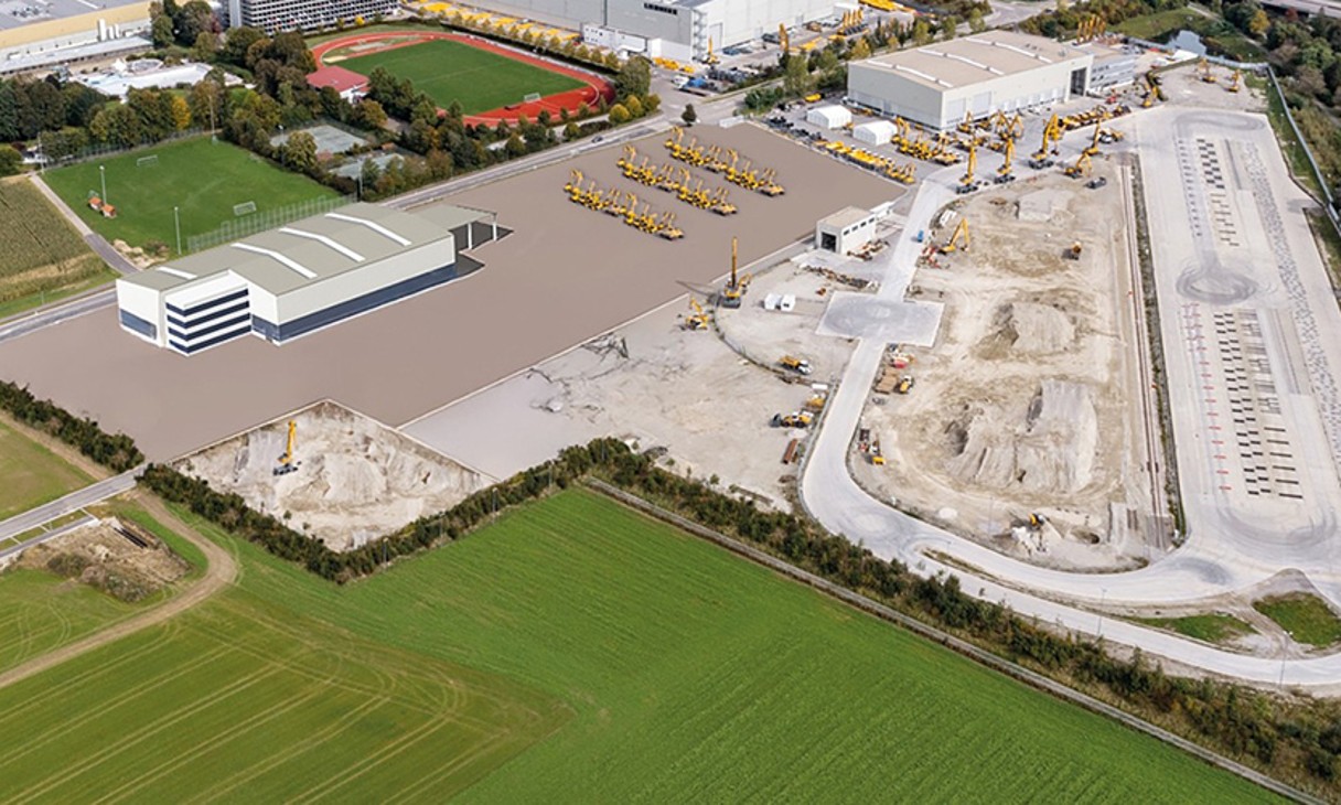 Liebherr erweitert Gründungsstandort um neues Versandzentrum