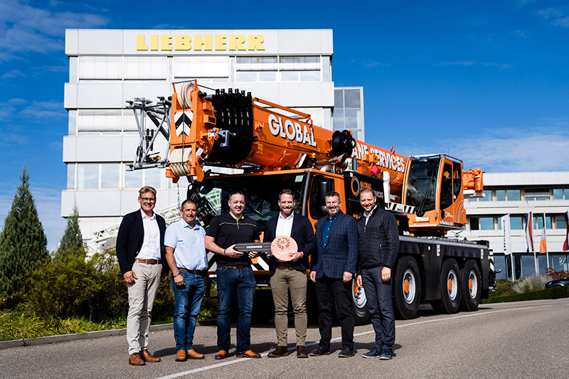 Der 1.000ste LTM 1090-4.2 geht nach Schottland: Global Crane Services übernimmt neuen Liebherr-90-Tonner