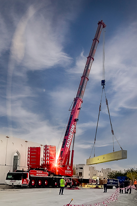 Liebherr LTM 1450-8.1 mobile crane strengthens MMETC MODERN fleet