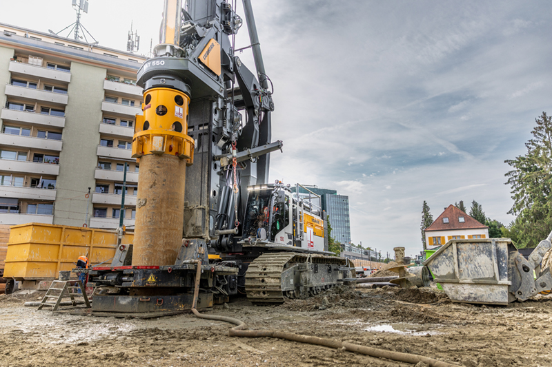 New underground railway: Liebherr’s LB 55 drills through Munich