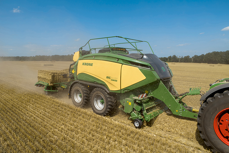 KRONE’s BIG Pack HDP II with new main gearbox by Liebherr