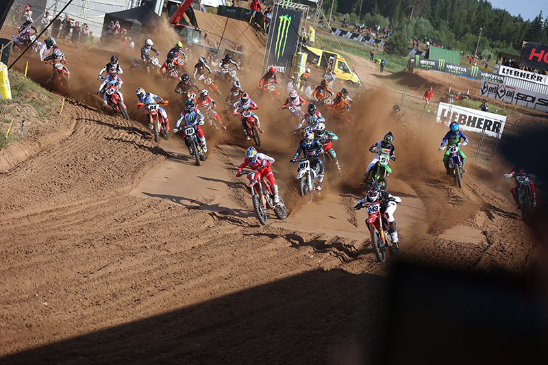 Liebherr at MXGP Latvia 2025: Ensuring track excellence amid challenging conditions