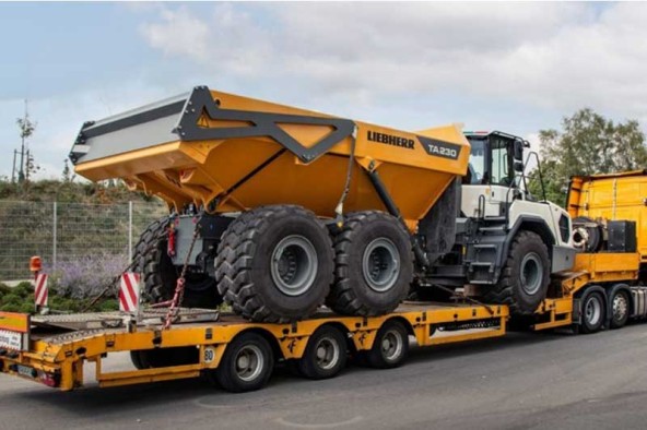 TA230 on the back of a truck bed TA230 on the back of a truck bed