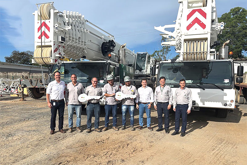 Crane package for Imetame: Four Liebherr mobile cranes for major project in the pulp industry