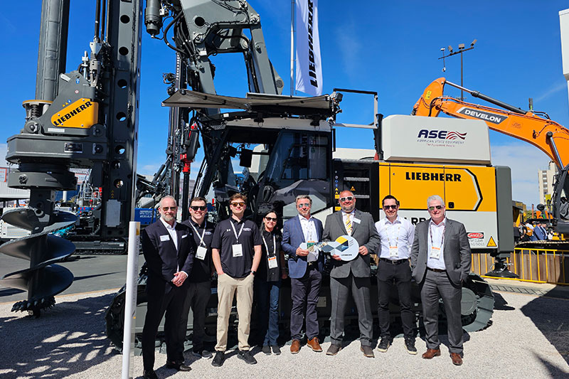 American State Equipment receives two Liebherr LRB 19 piling and drilling rigs at Conexpo 2026