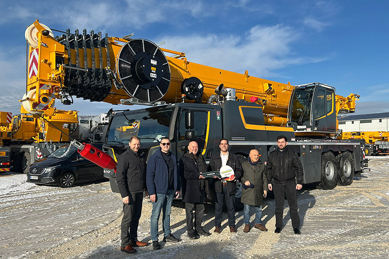 First in Turkey: Pınarbaşı takes delivery of Liebherr LTM 1120-4.2 mobile crane