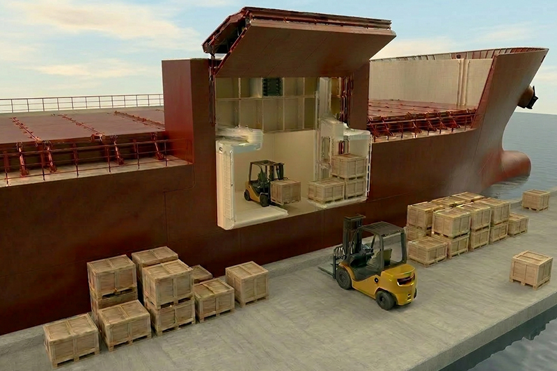 Winch solutions by Liebherr speed up harbour logistics