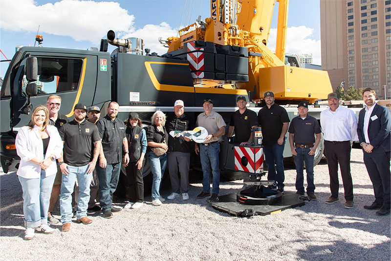 Bragg Companies receives handover of five all-terrain cranes at Conexpo 2026