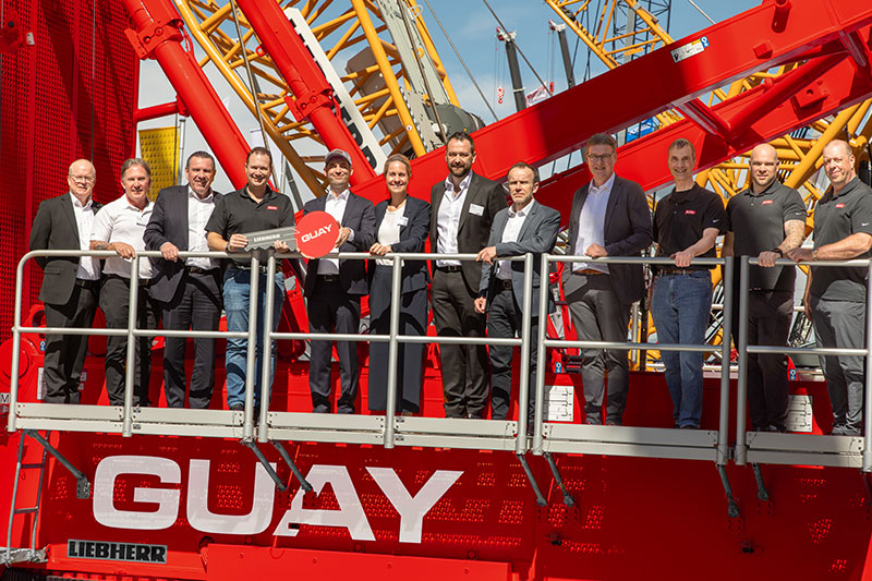 Liebherr-Canada Ltd. announces sale of four heavy lift cranes to GUAY