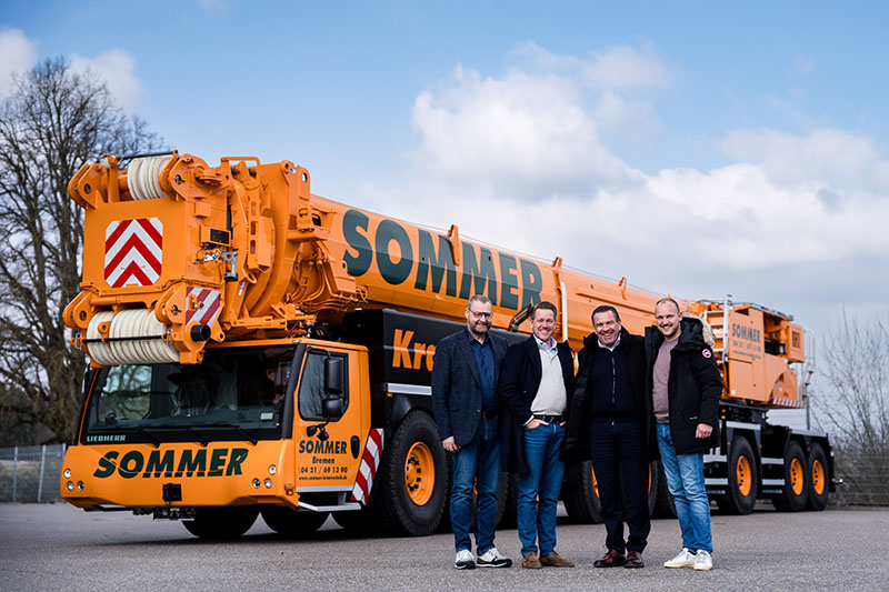The fifth in the fleet: Sommer takes delivery of Liebherr LTM 1750-9.1 mobile crane
